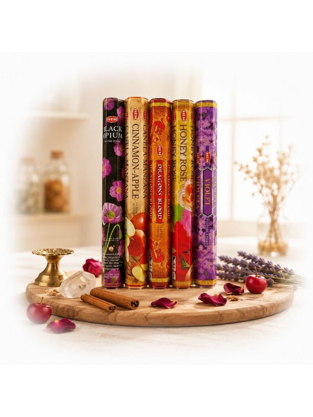 HEM Incense Variety Pack 100 Sticks Echo Morning Dove Favorite Scents